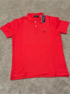 Polo by Ralph Lauren Men’s Bright Red Short-Sleeve Polo